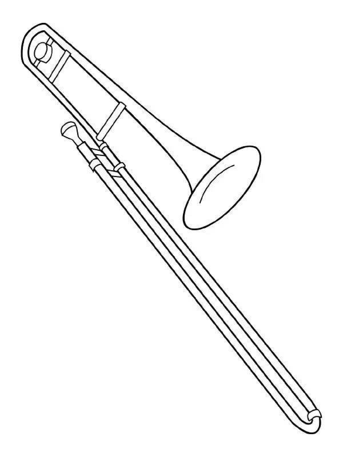 Creative musical instruments coloring pages for kids