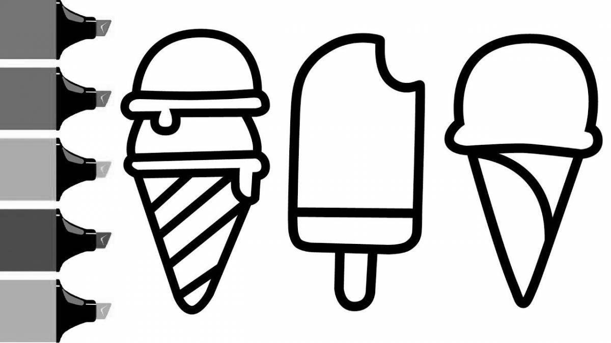 Playful popsicle coloring