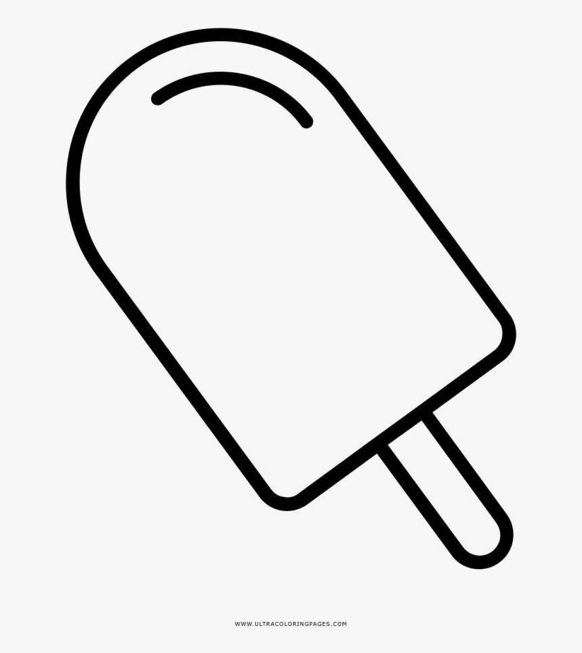 Adorable popsicle coloring book