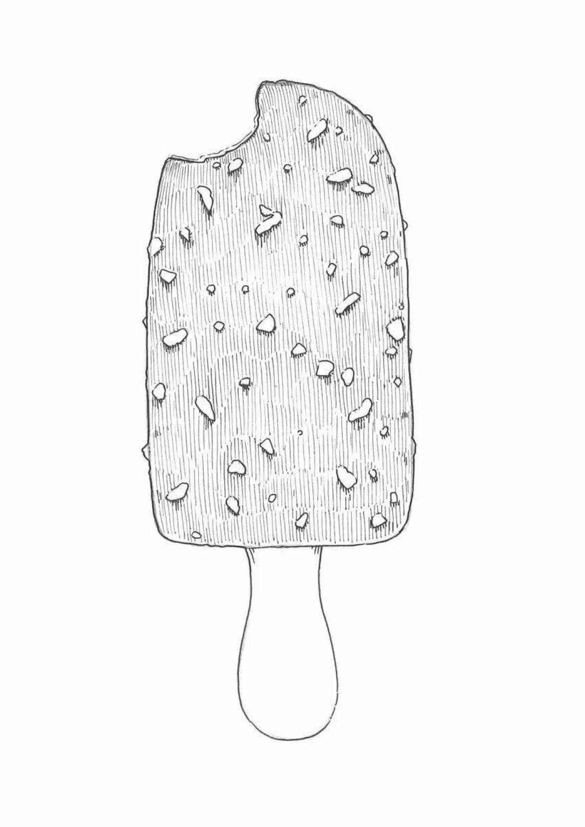 Coloring Popsicles Coloring Page