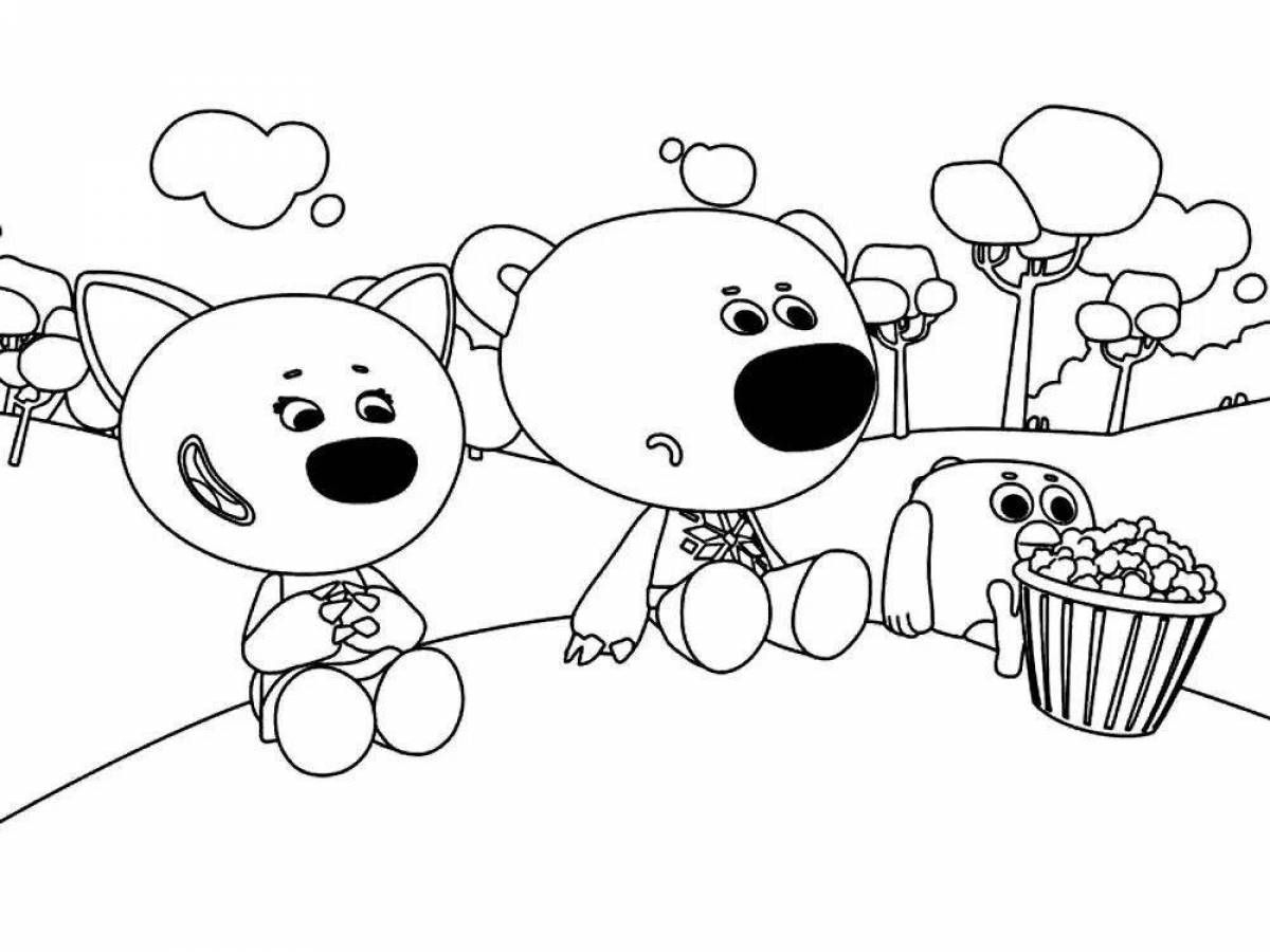 Teddy bear coloring pages for kids