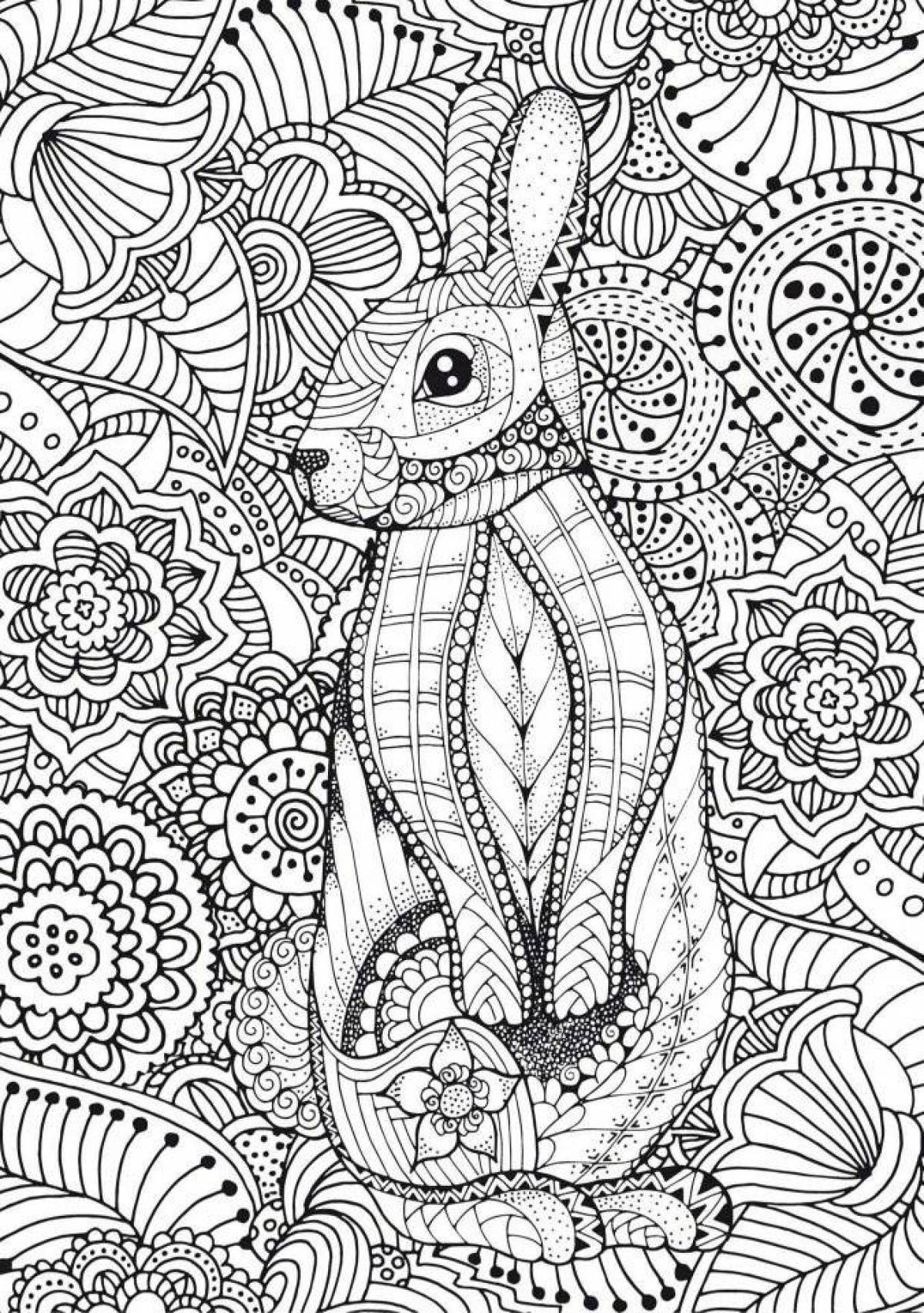 Soothing anti-stress coloring book