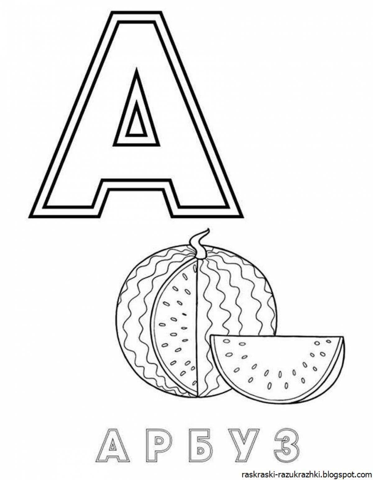 Letter a for kids #6