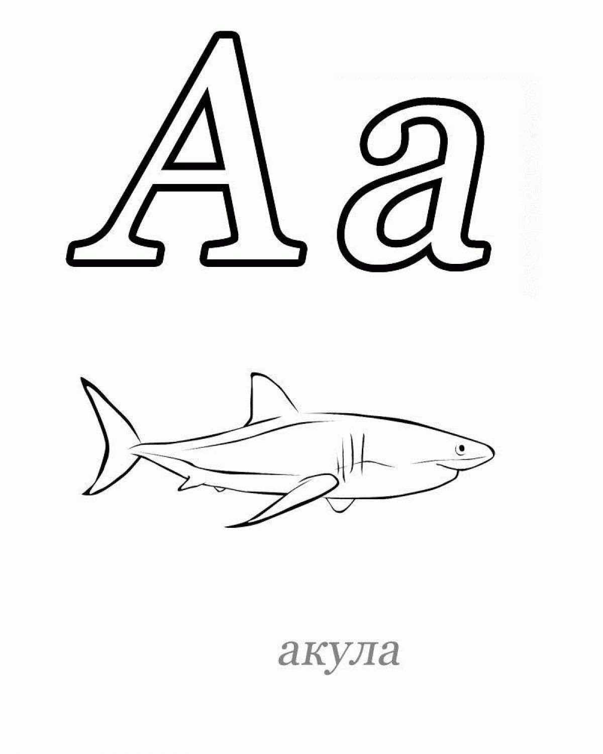 Letter a for kids #9