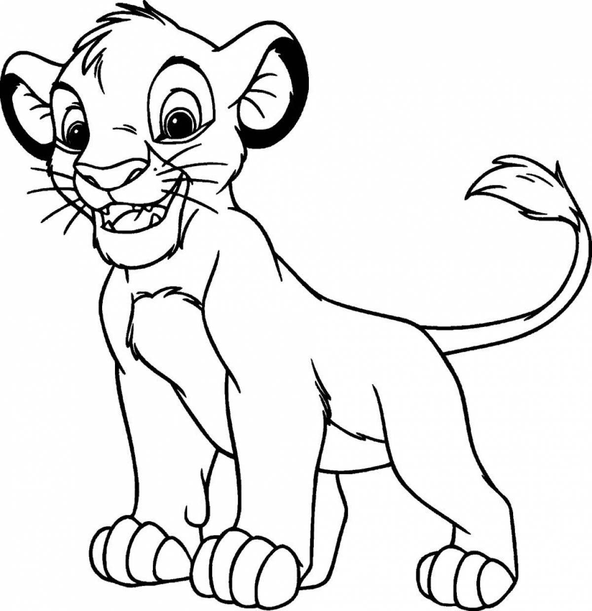 Playful encanto coloring page