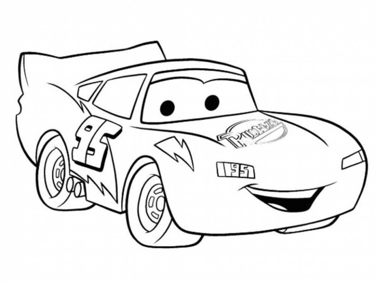 Coloring majestic lightning mcqueen