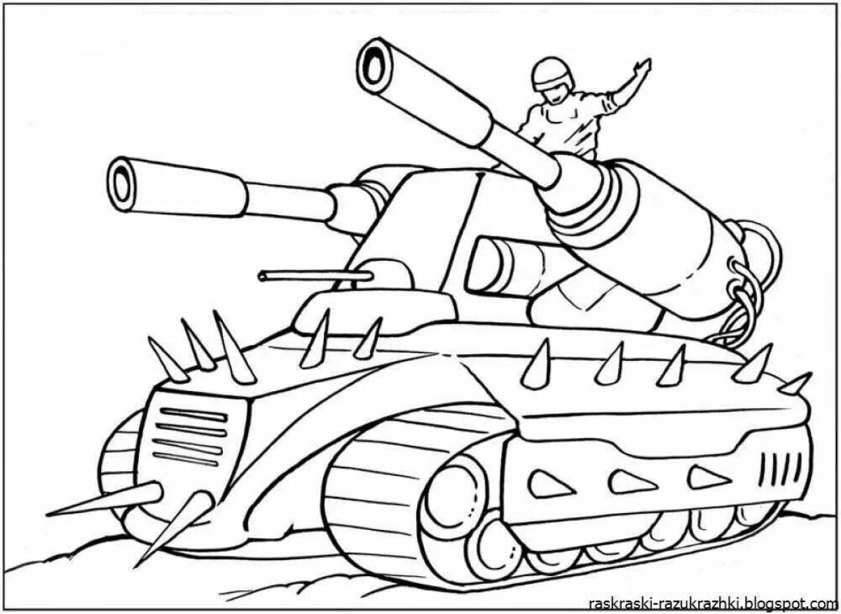 Раскраски танки. Раскраска боевой военной техники: танки скачать