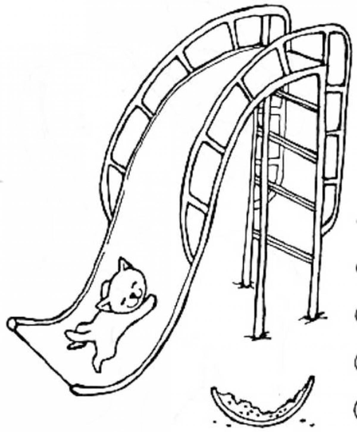 Amazing Slide Eater Coloring Page