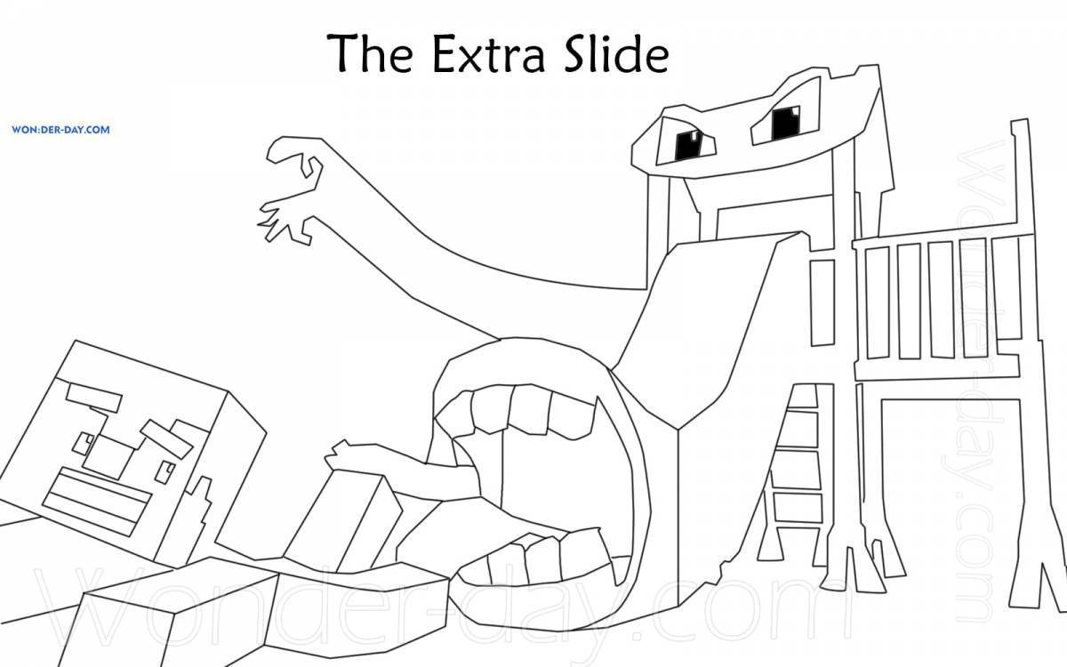 Раскраска splendid slide eater