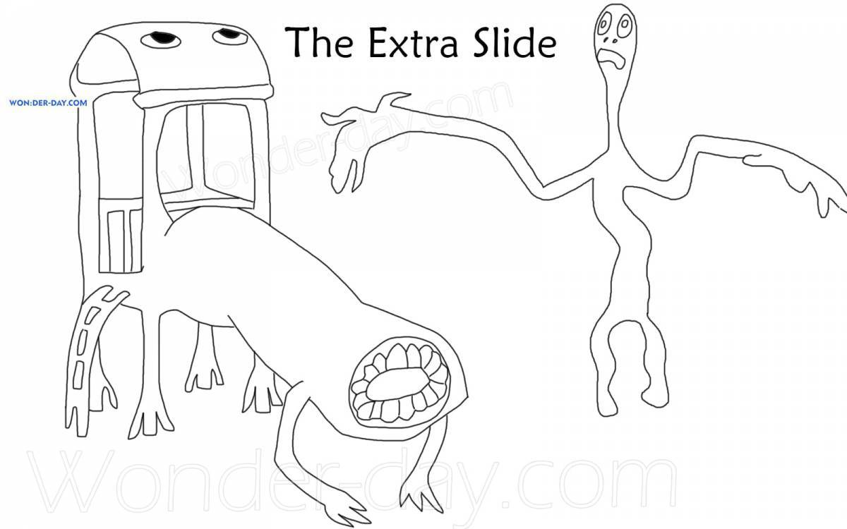 Grand Slide Eater Coloring Page