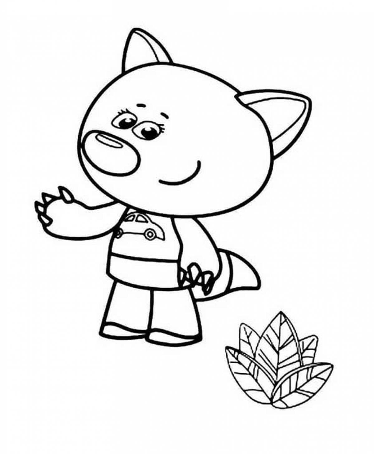 Cute bear coloring pages for kids