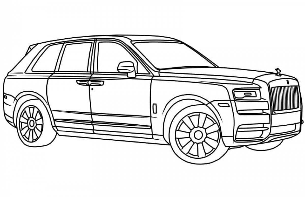 Great rolls-royce coloring book