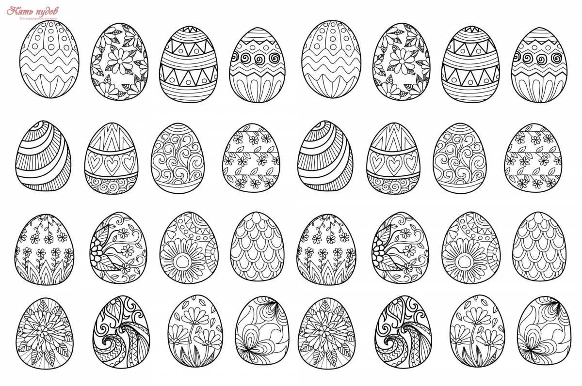 Sweet egg coloring