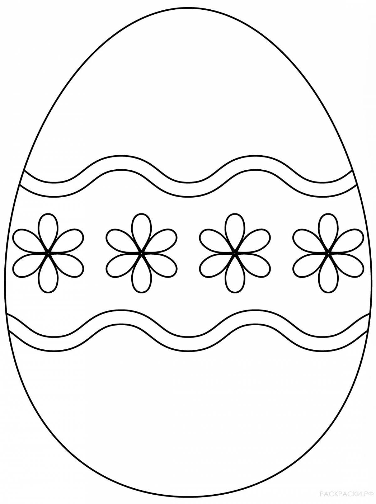 Юмористическая раскраска яйцо