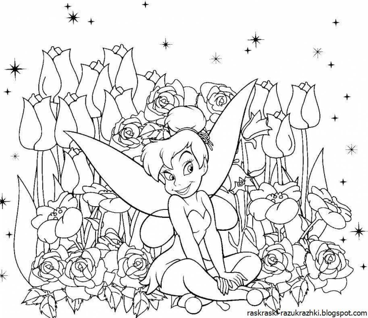 Color Explosion Coloring Page for 8-9 year olds