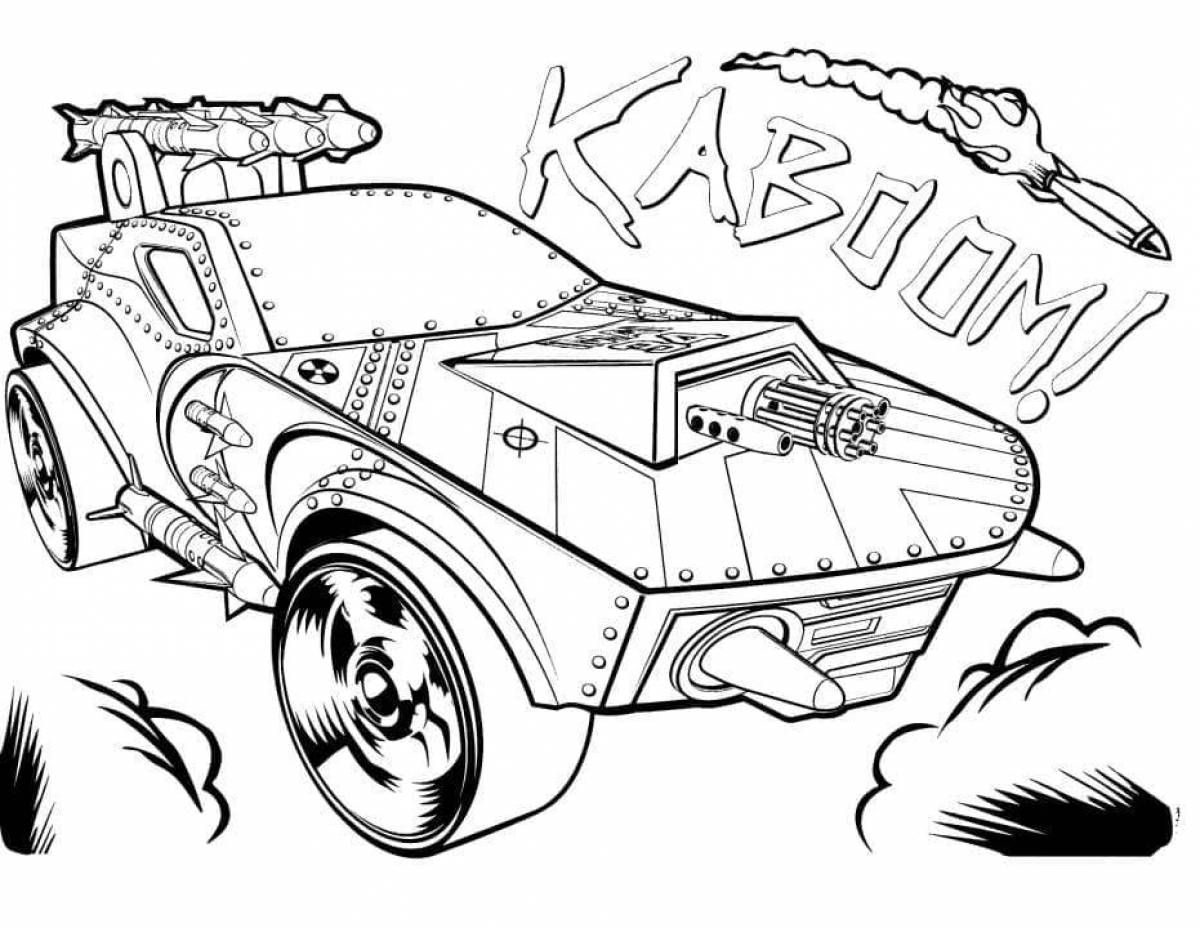 Glorious hot wheels coloring pages for kids