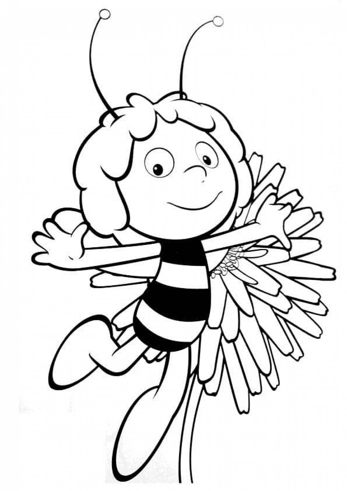 Пчелка раскраска распечатать. Пчелка Майя раскраска. Разукрашки Пчелка Майя. Картинки для раскрашивания Пчелка Майя. Пчела Майя раскраска для детей.