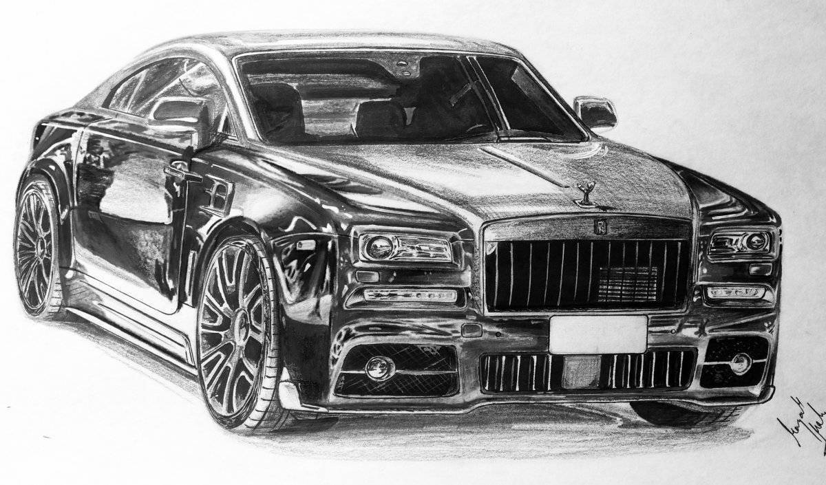 Нарисовать rolls royce