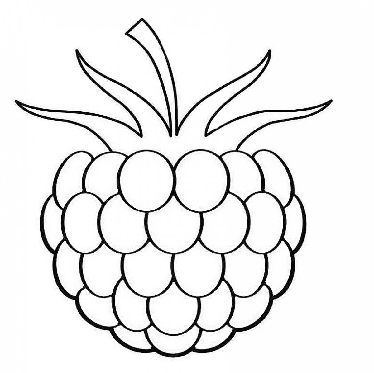 Wonderful fruits and vegetables coloring pages for kids