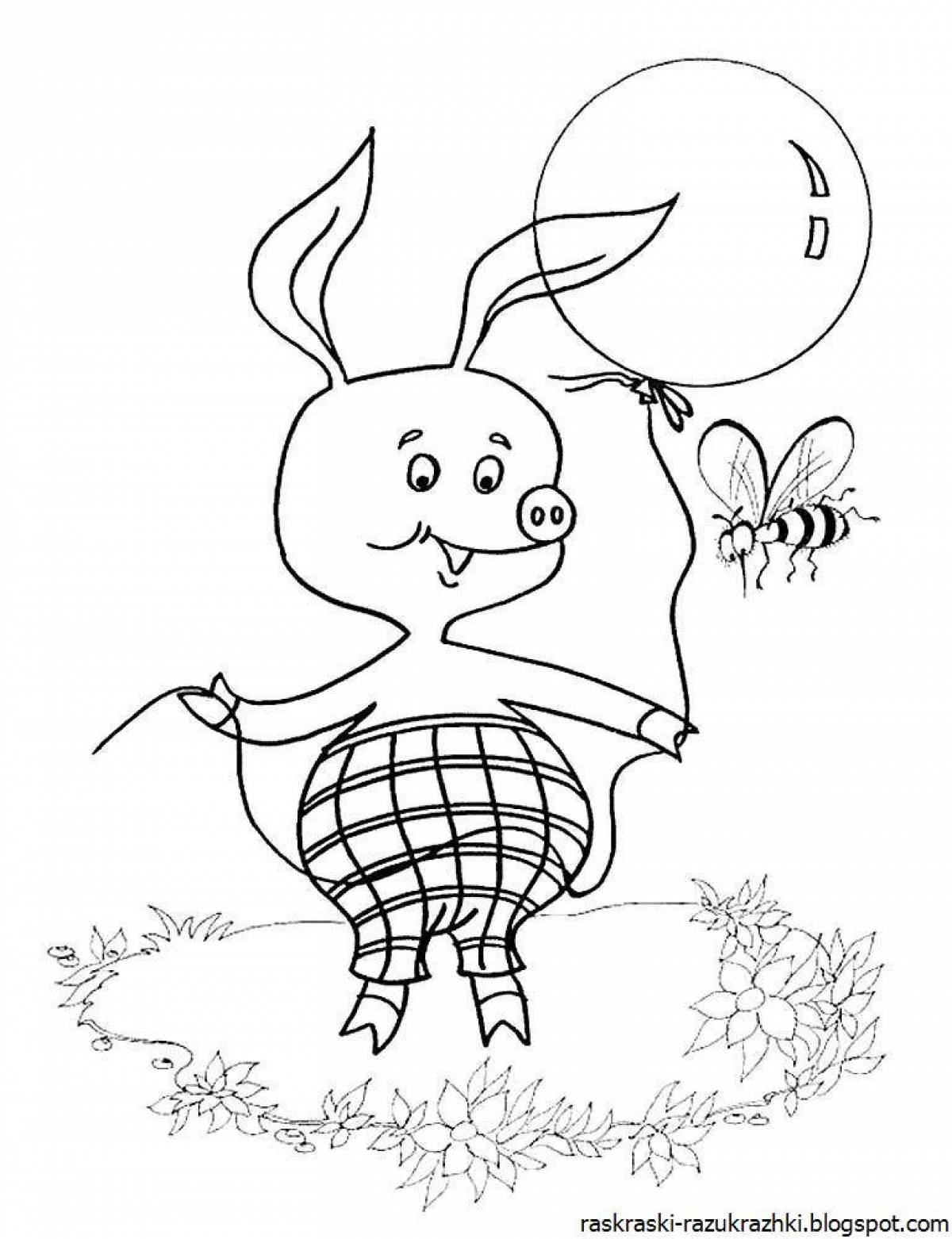 Shining coloring pages fairy tale characters