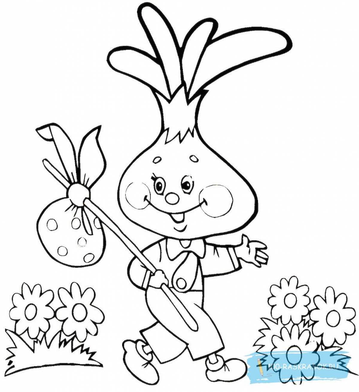 Cute fairy tale characters coloring pages