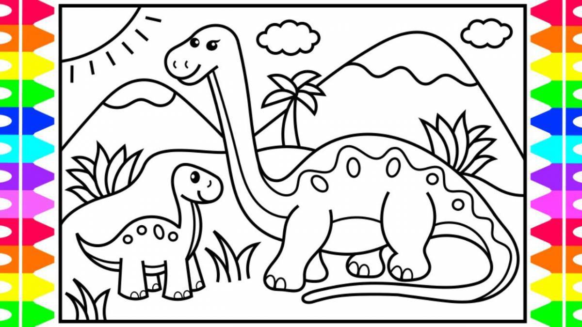 Для детей динозавры 3 4 лет #2