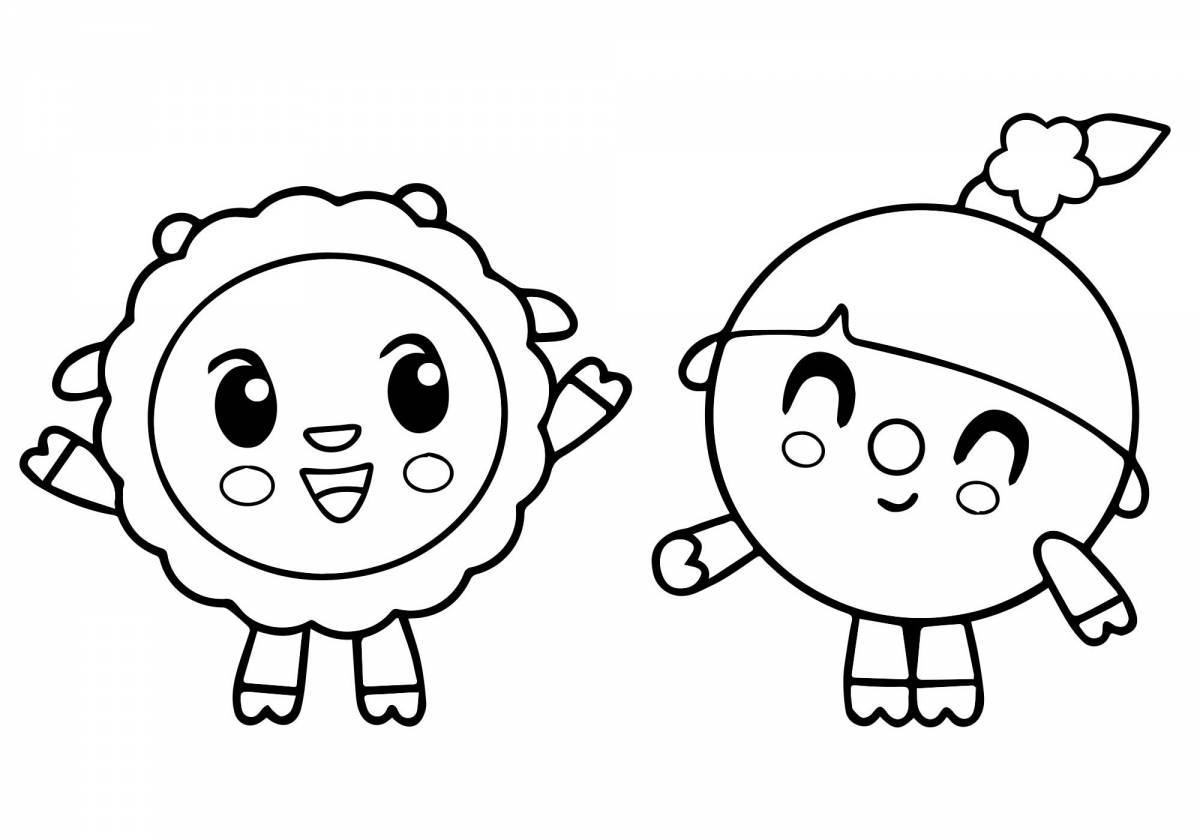 Color-frenzy coloring page for babies