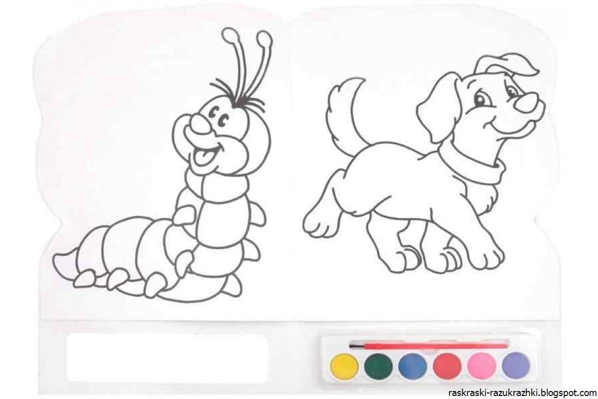 Color coded coloring page make a coloring book