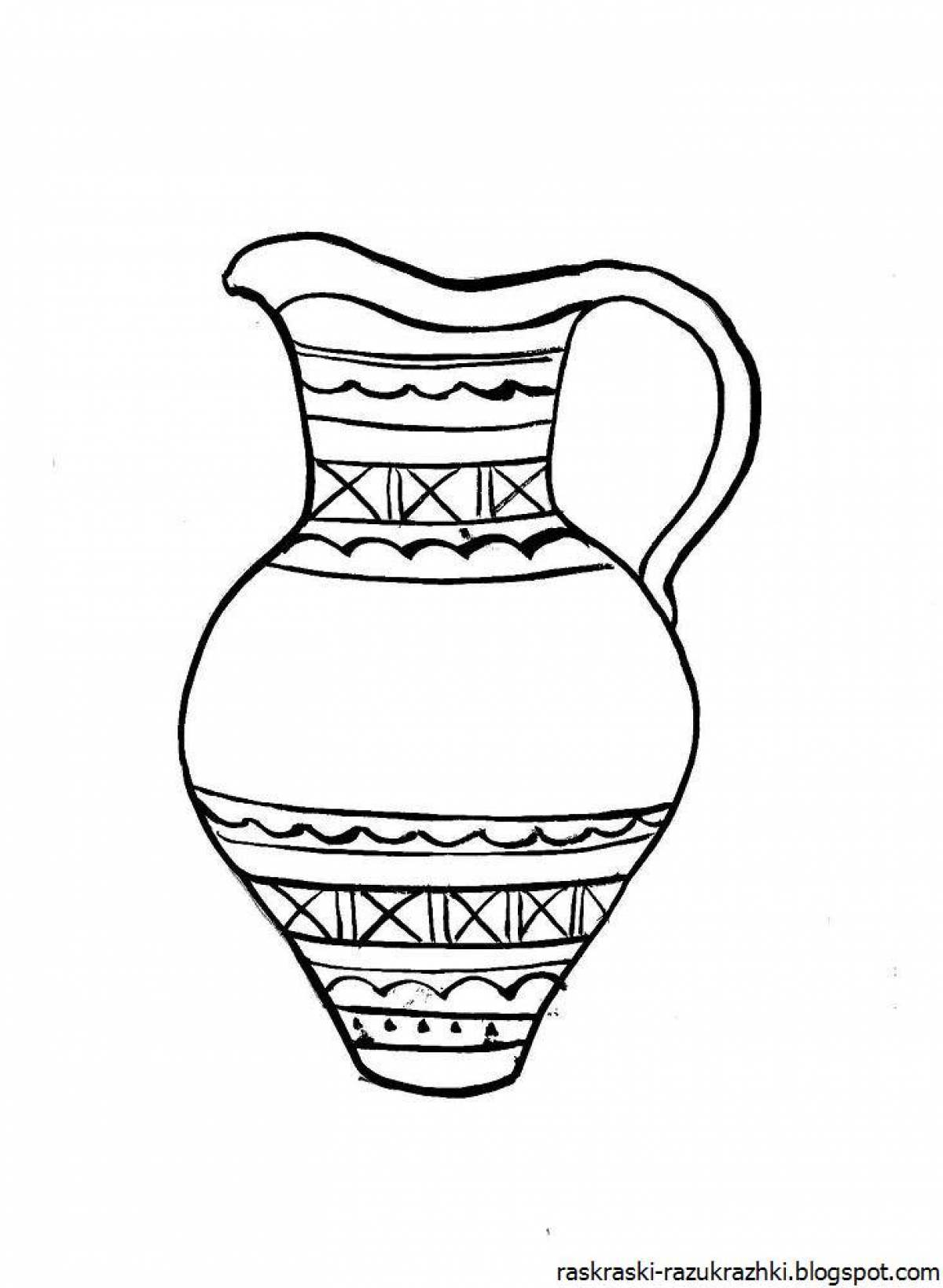 Coloring jug