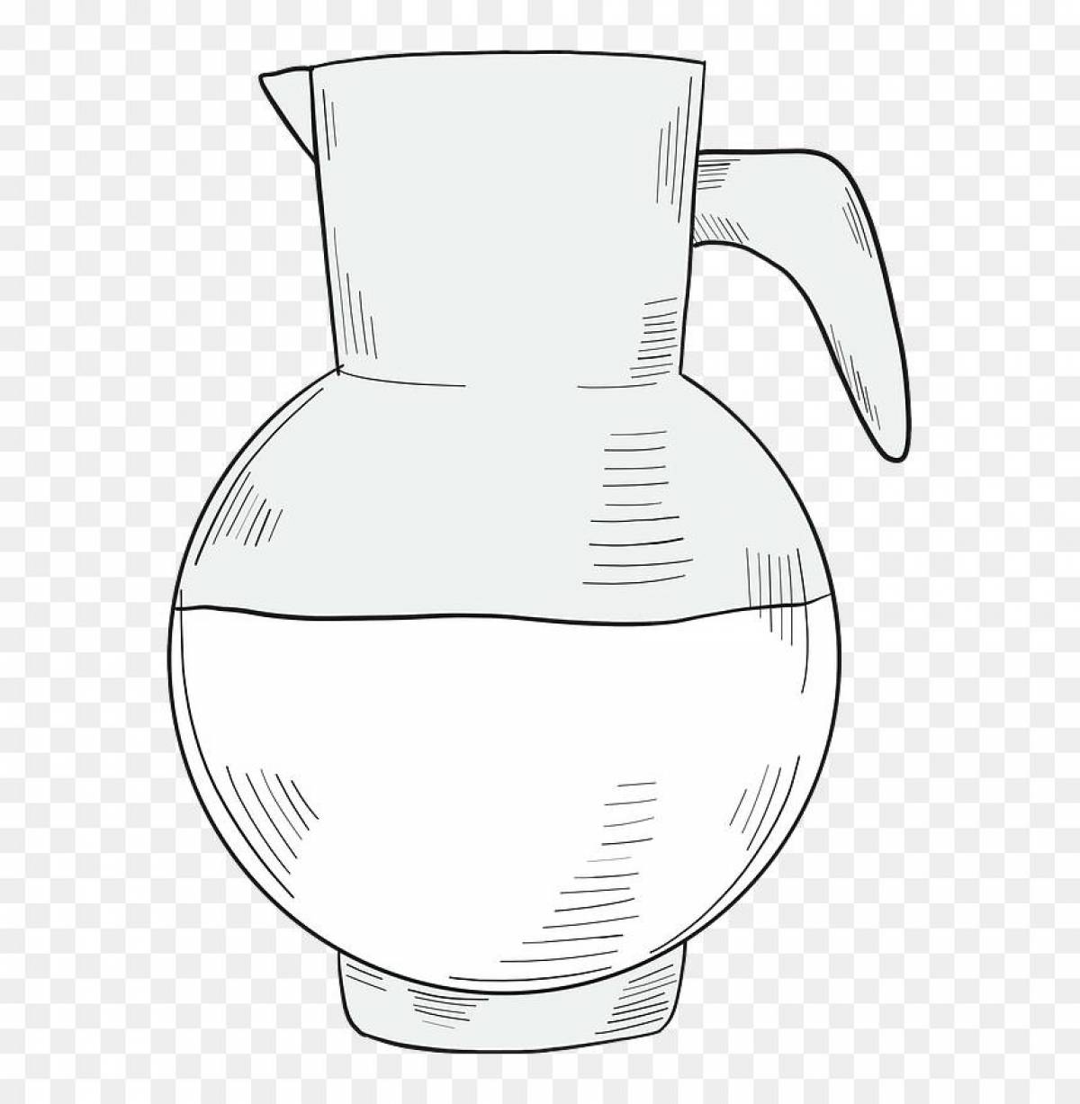 Coloring jug