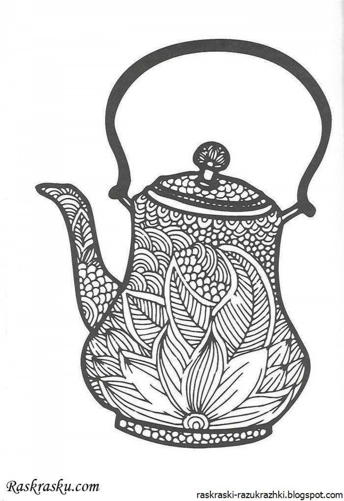 Coloring exotic jug