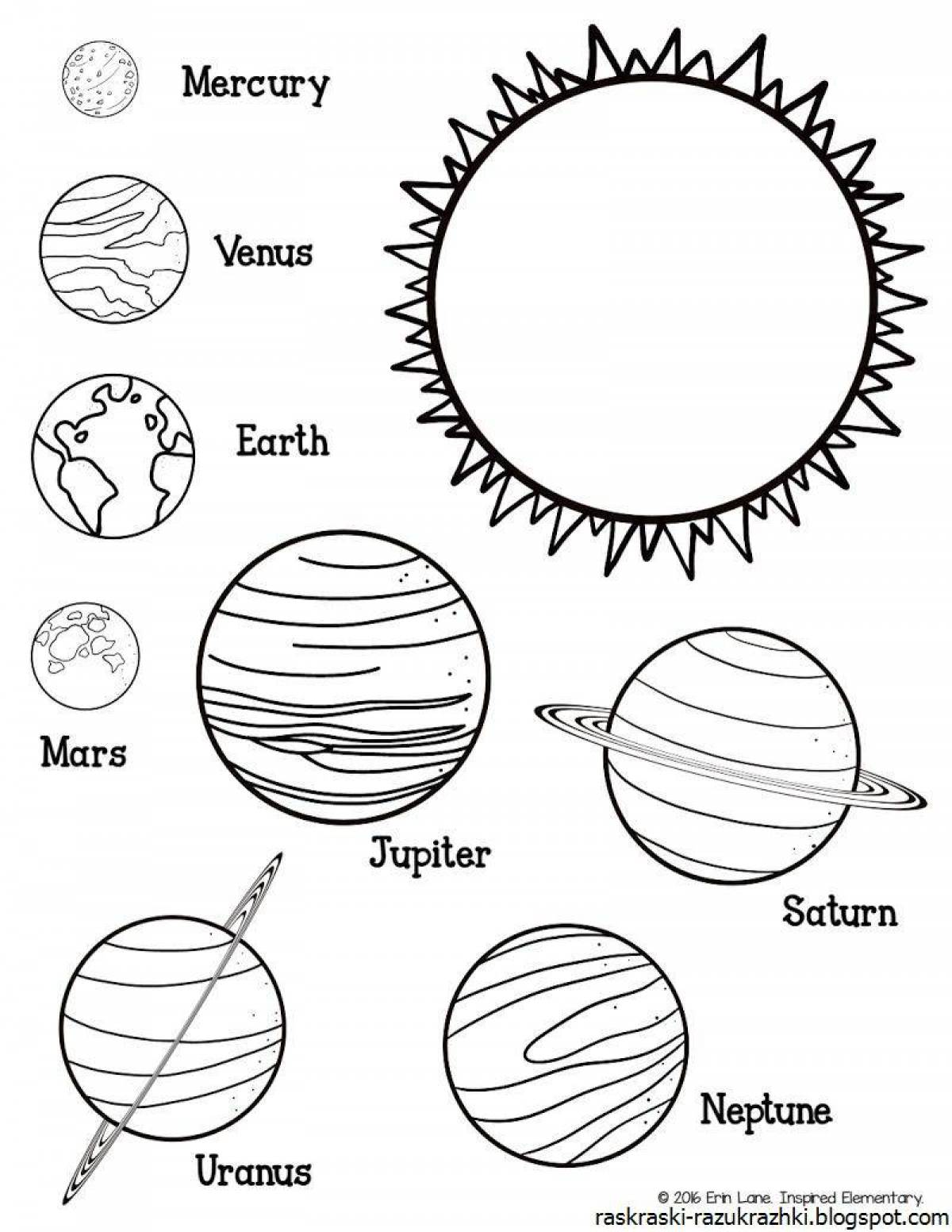 Planets of the solar system for kids #6