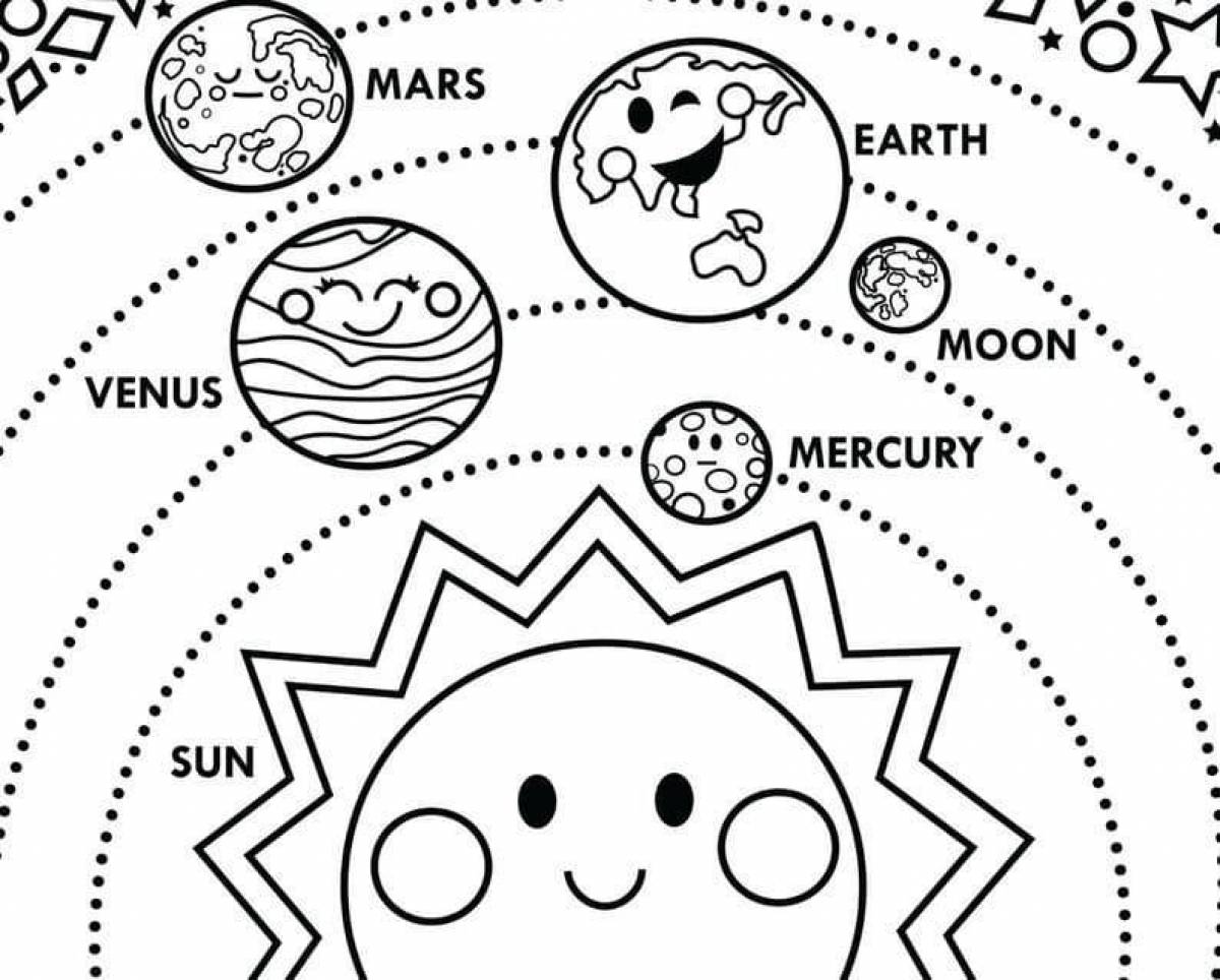 Planets of the solar system for kids #7
