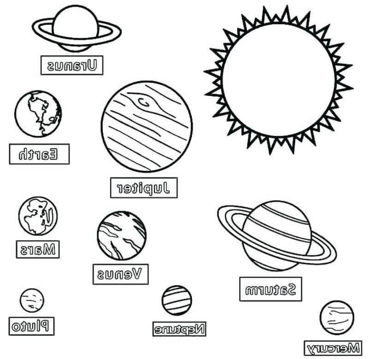 Planets of the solar system for kids #10