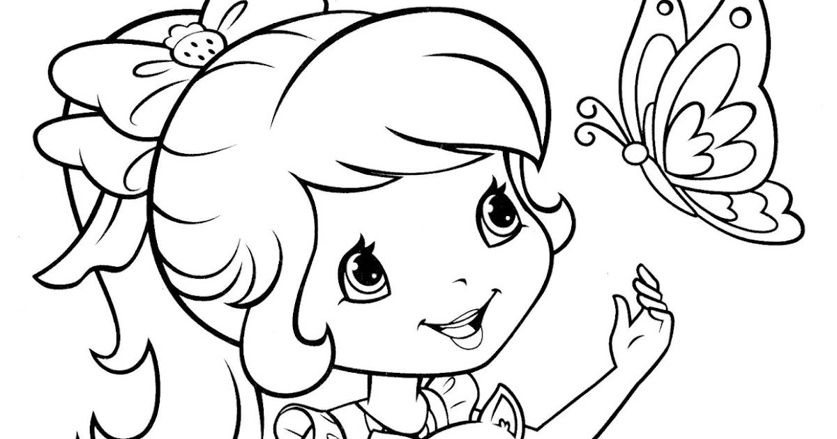 Fun coloring book for girls 5-6 years old