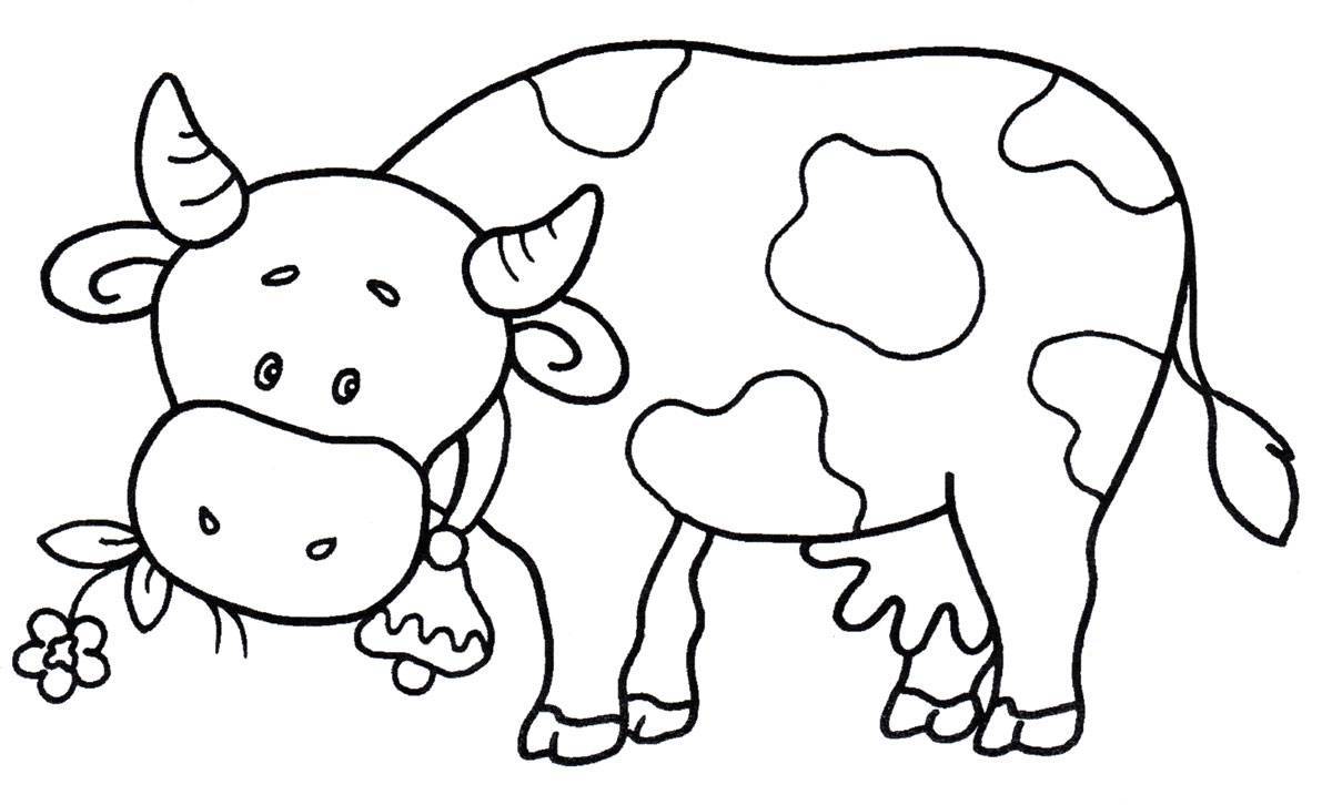 Photo Adorable animal coloring pages for 3-4 year olds