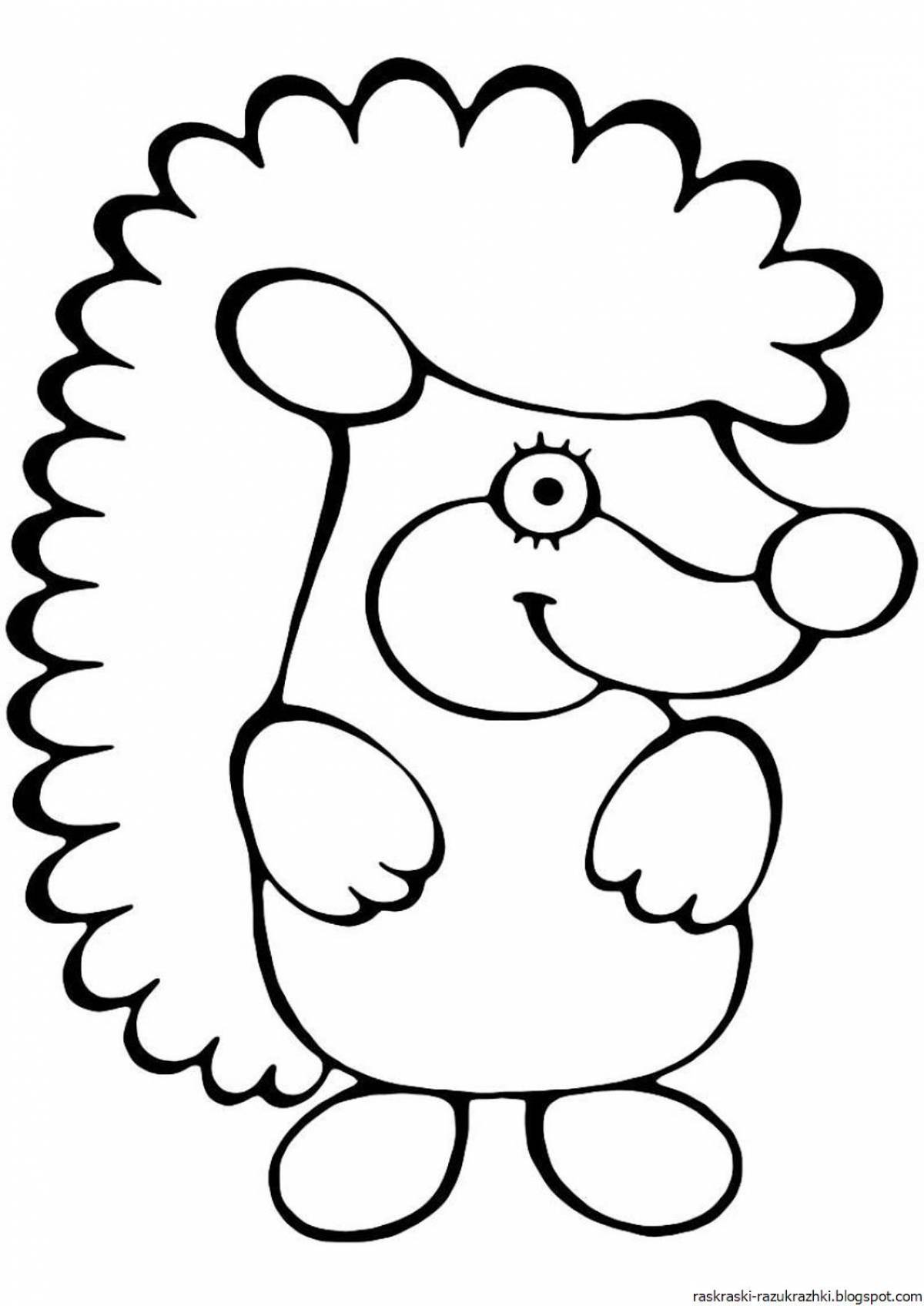 Photo Fun coloring pages animals for children 3-4 years old
