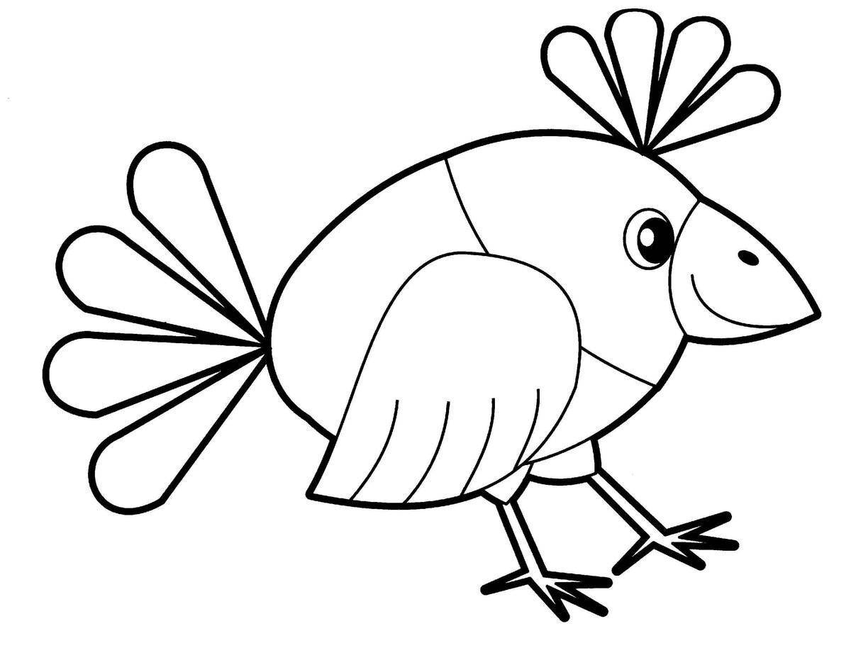 Photo Animated coloring pages for children 3-4 years old