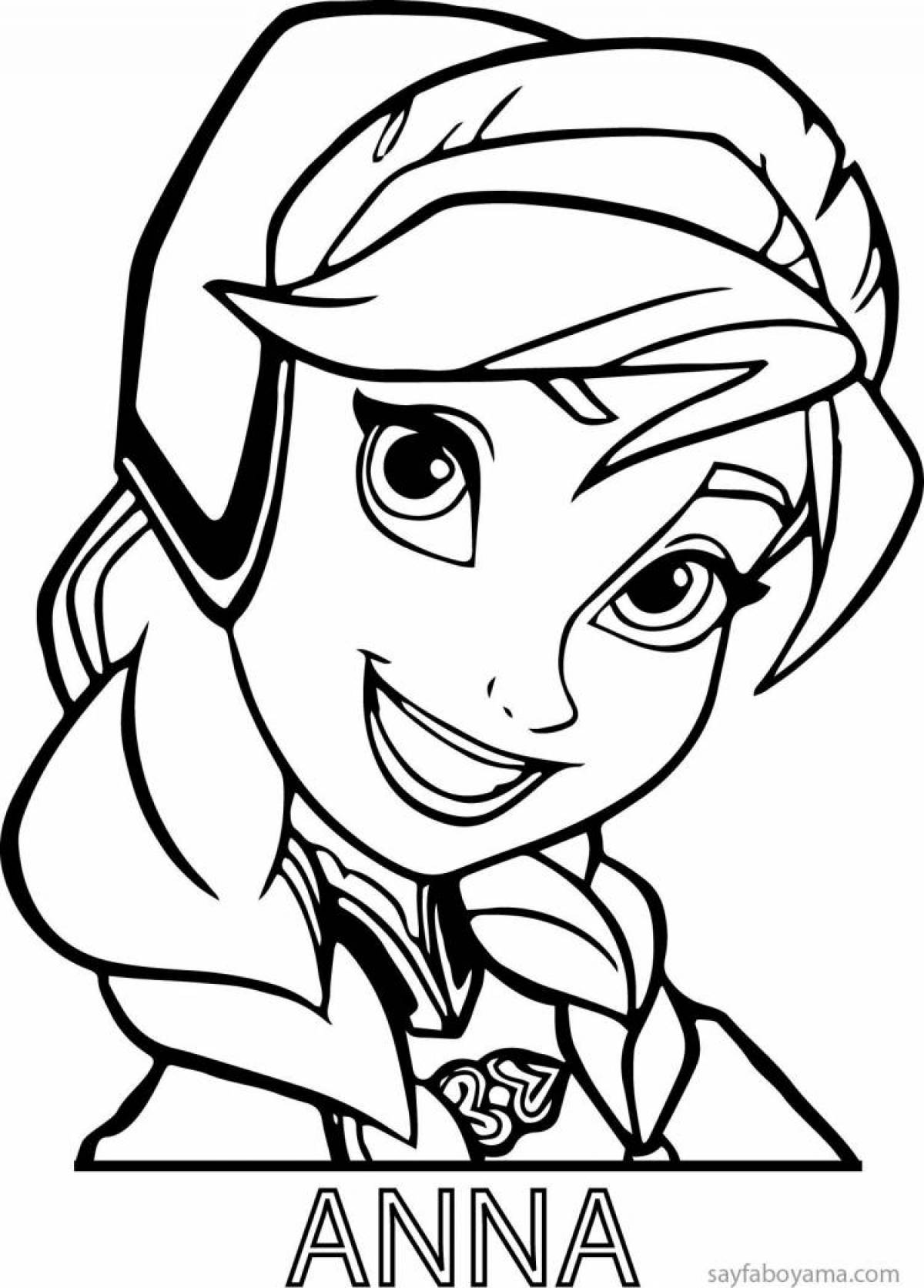 Coloring page gorgeous poppy