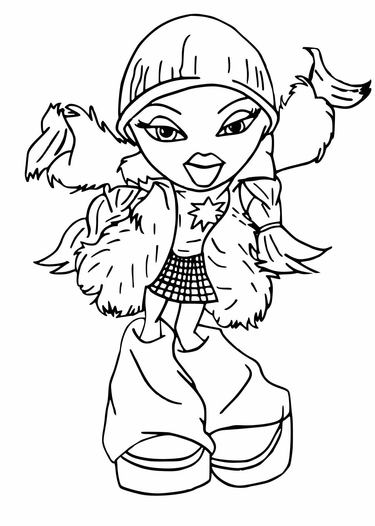 Coloring page holiday poppy