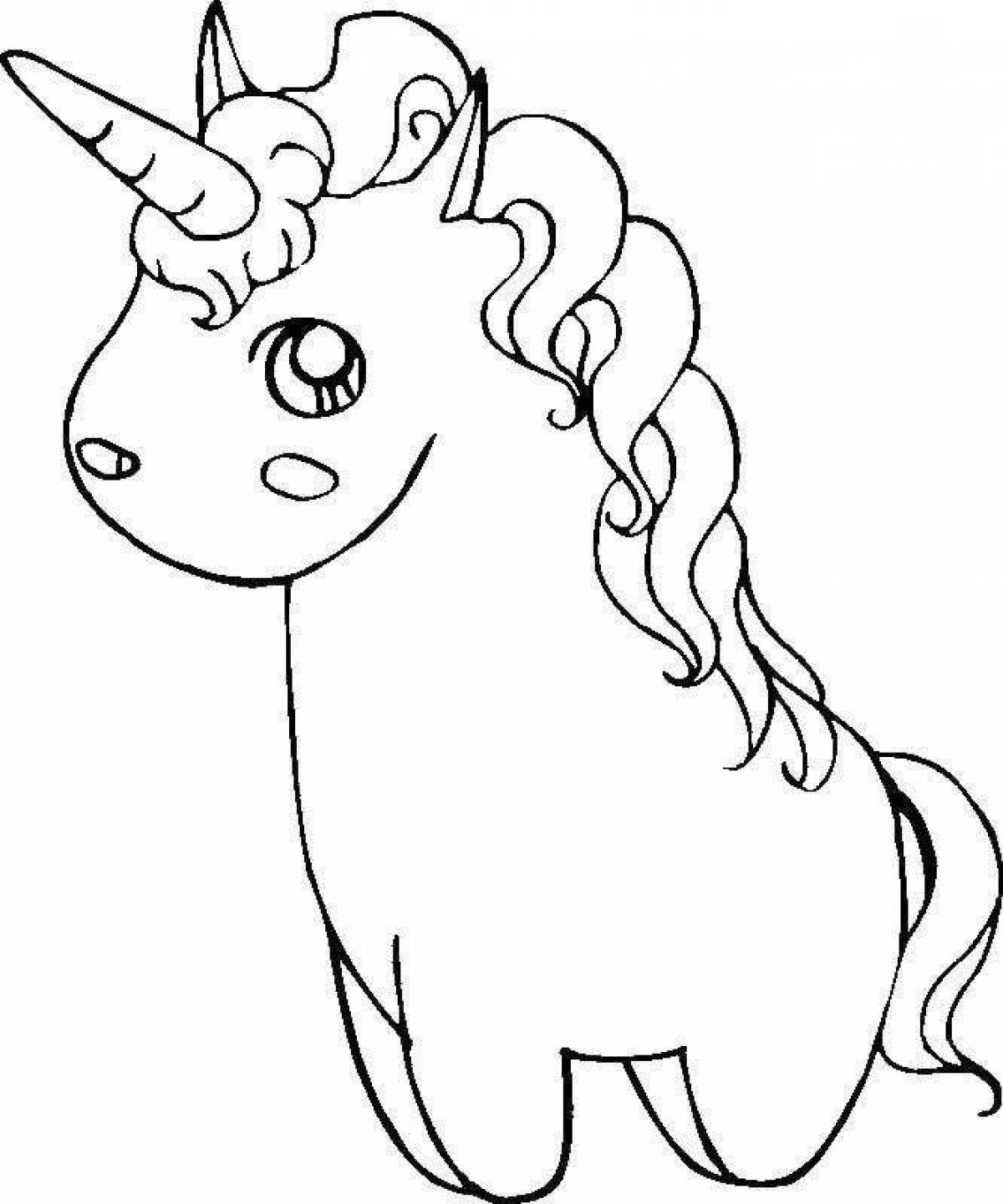 Sky coloring unicorn cute