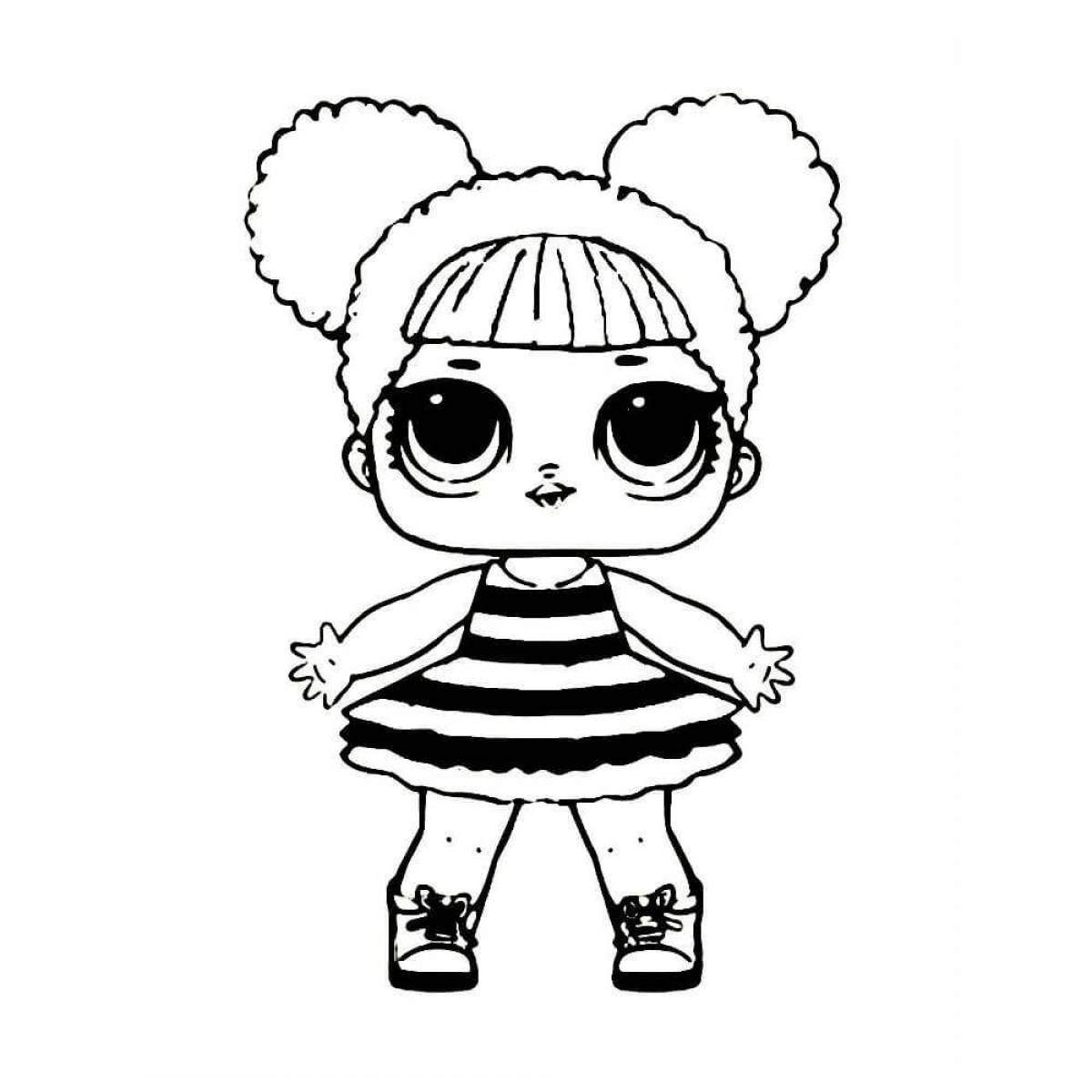 Wonderful lola dolls coloring pages for kids
