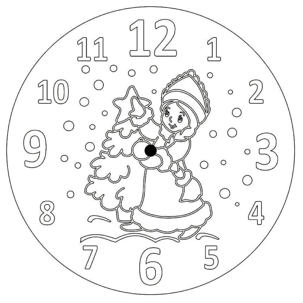 Fabulous new year 2023 coloring page
