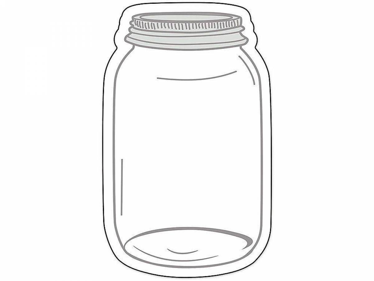 Coloring dazzling jar