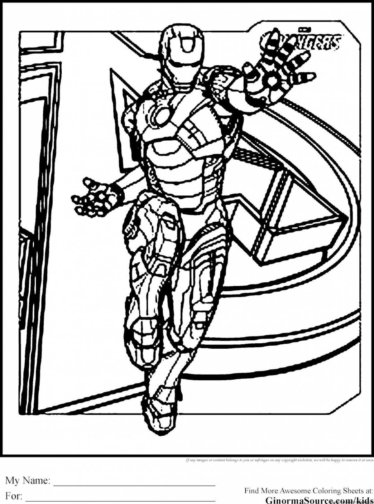 Awesome robox coloring page