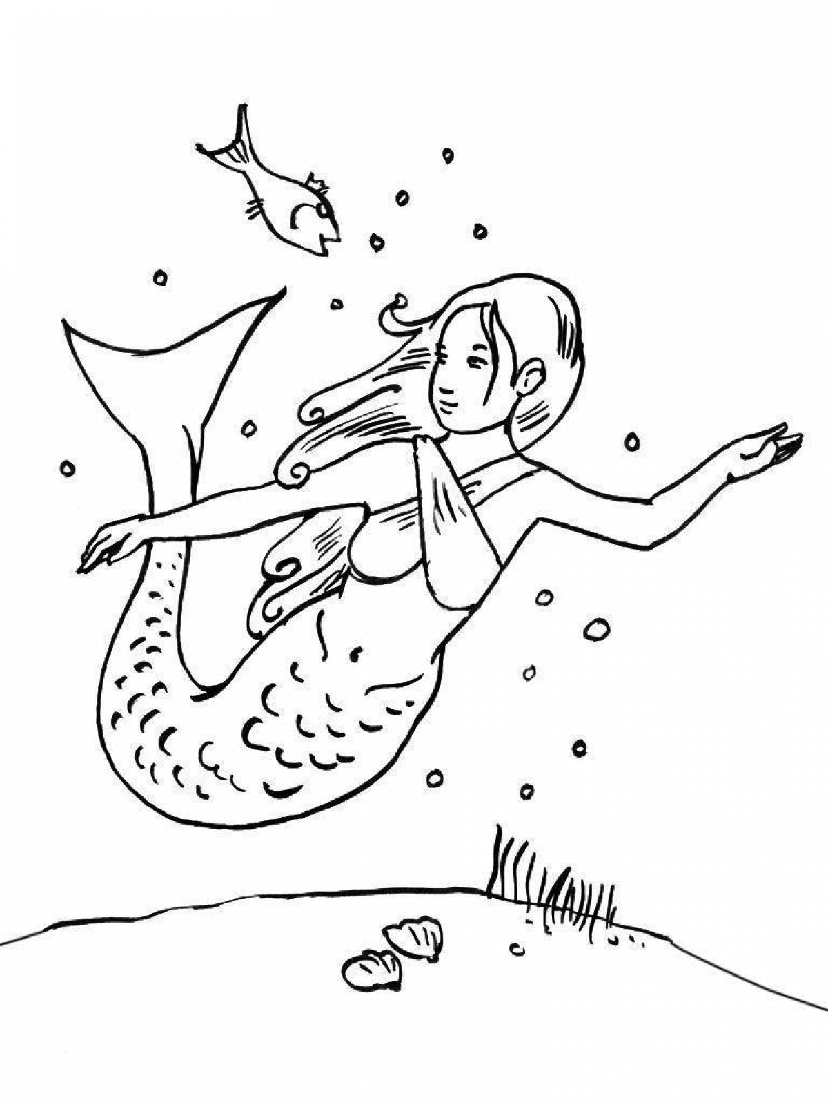 Great siren head coloring page