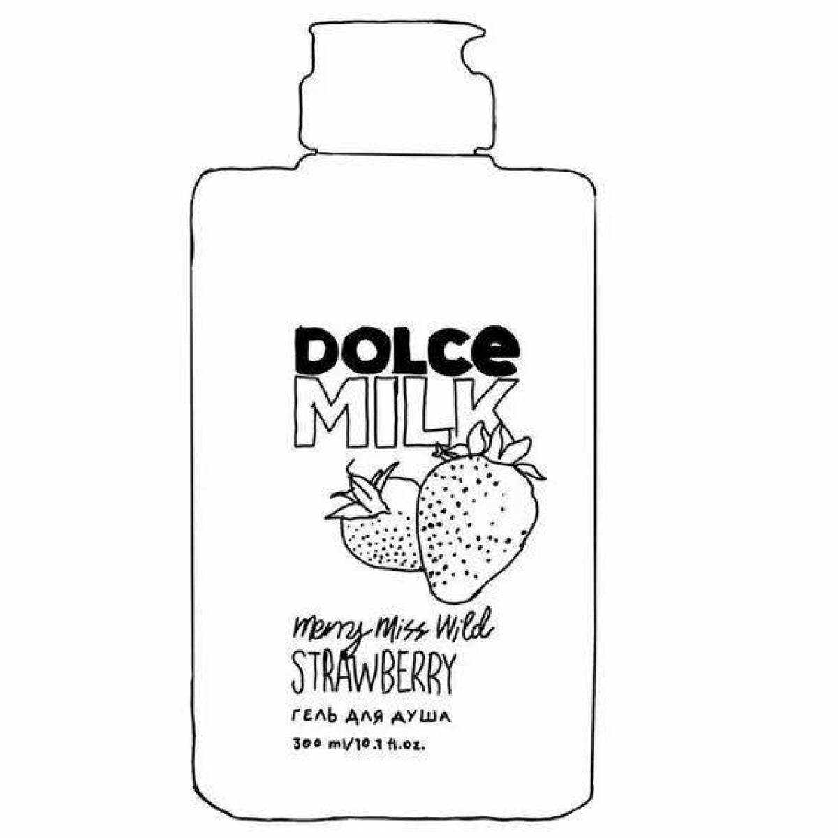 Colorful food coloring page ooty lalafanfan