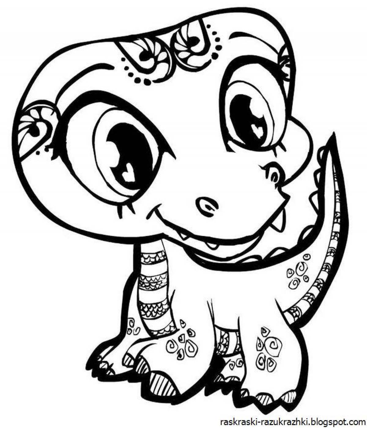 Amazing coloring pages for girls cute animals