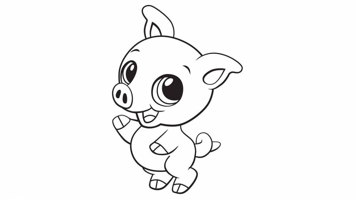Amazing coloring pages for girls animals cute