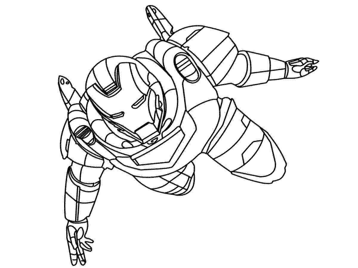 Dynamic fighters coloring page
